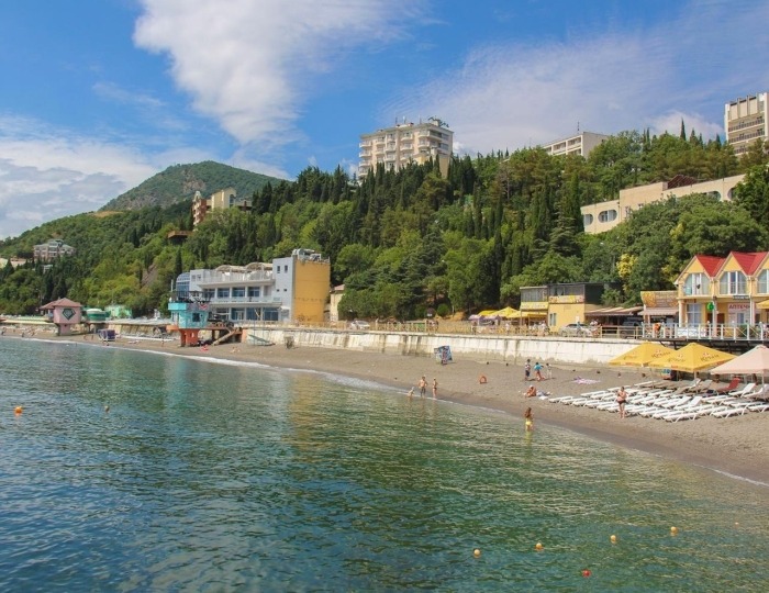 Пляж - Пансионат «Феодора» Алушта